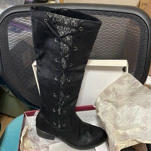 NIB Suede like SO boots.